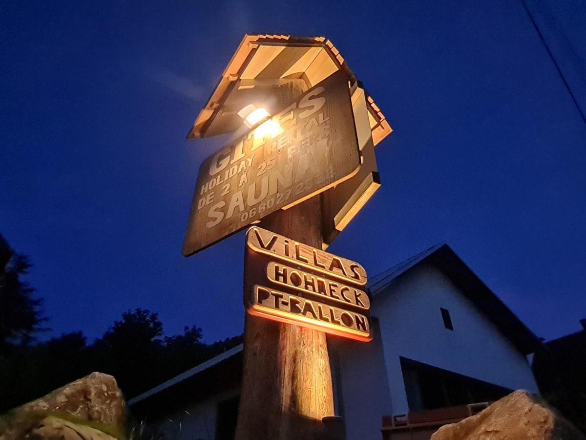 Locations Des 3 Sommets Avec Sauna Et Spa En Alsace Sondernach 外观 照片