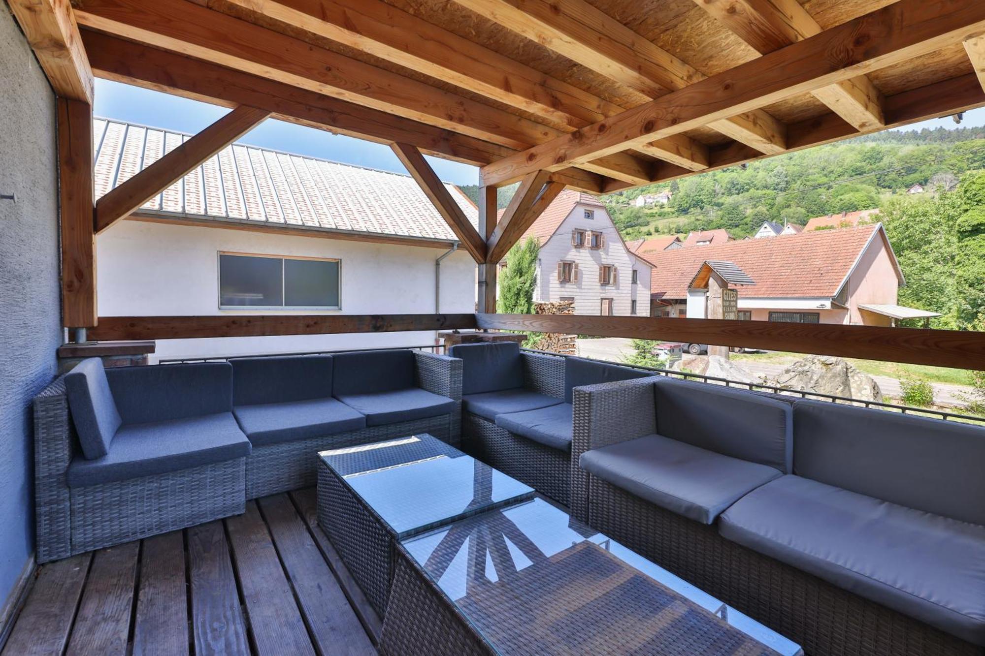 Locations Des 3 Sommets Avec Sauna Et Spa En Alsace Sondernach 外观 照片