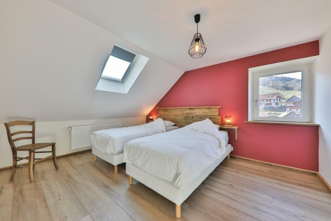 Locations Des 3 Sommets Avec Sauna Et Spa En Alsace Sondernach 外观 照片